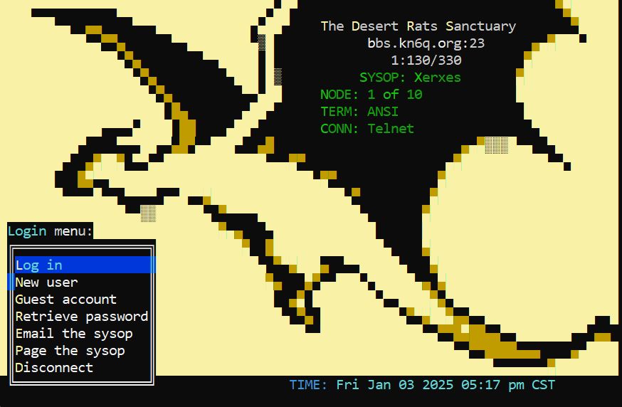 Desert Rats Sanctuary BBS