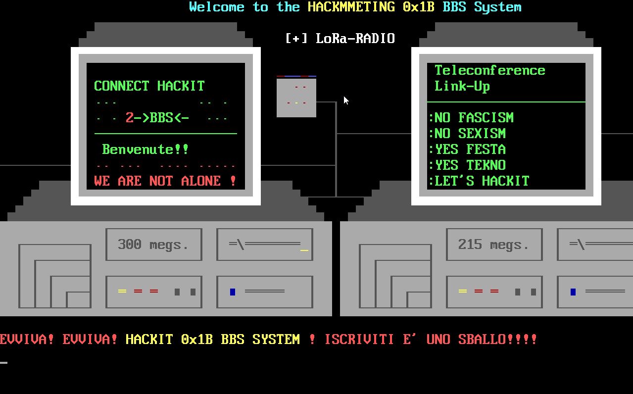 Hackmeeting 0x1B BBS