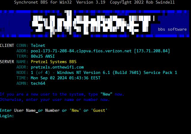 Pretzel Systems BBS